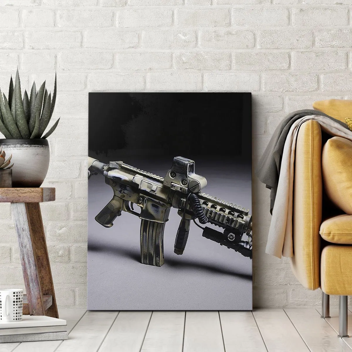 Canvas picture - Always Fierce - 45x80 cm