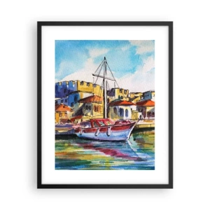 Poster in black frame - Rainbow Afternoon - 40x50 cm