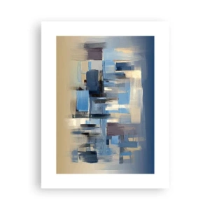 Poster - Blue Construction - 30x40 cm