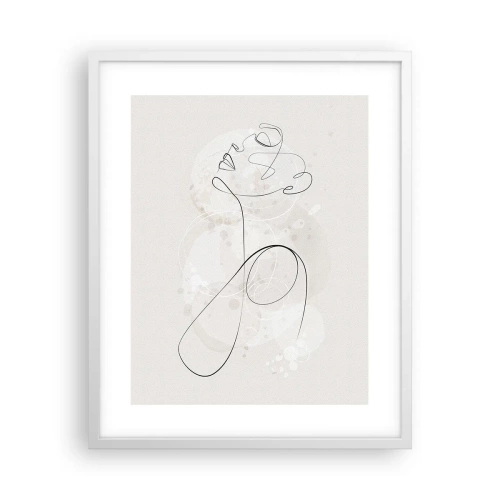 Poster in white frmae - Spiral of Beauty - 40x50 cm
