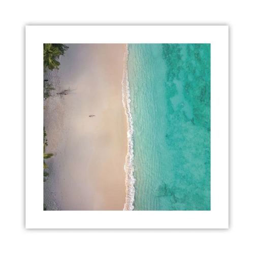 Poster - Paradise Beach - 40x40 cm
