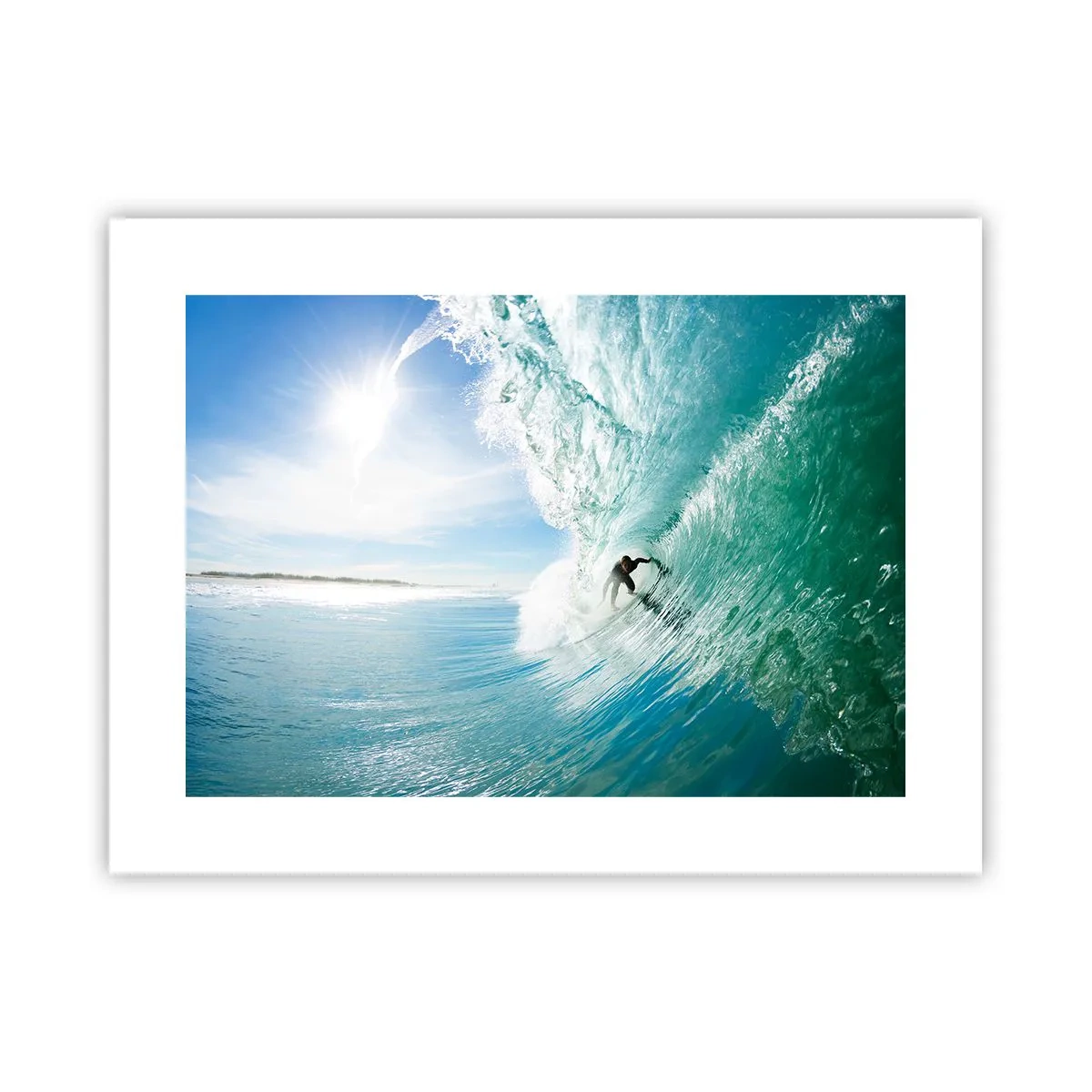Poster - Riding the Wave - 40x30 cm
