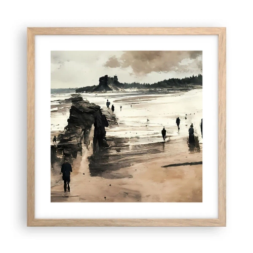 Poster in light oak frame - Summoned - 40x40 cm