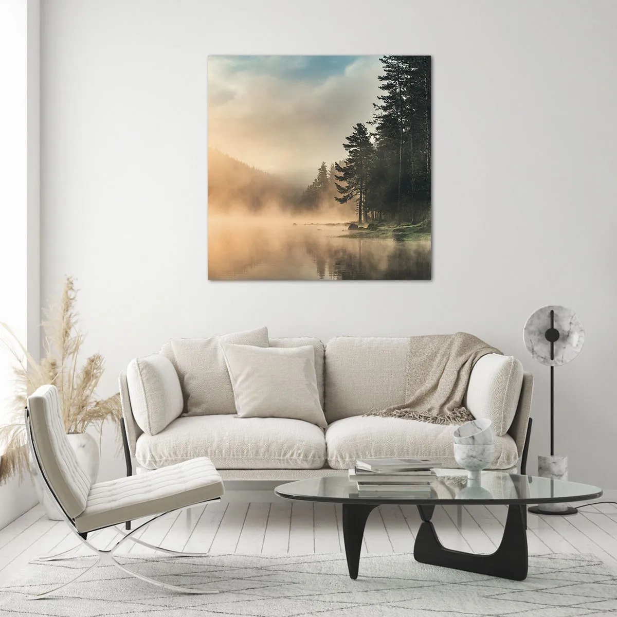 Glass picture - Birth of a Day - 60x60 cm