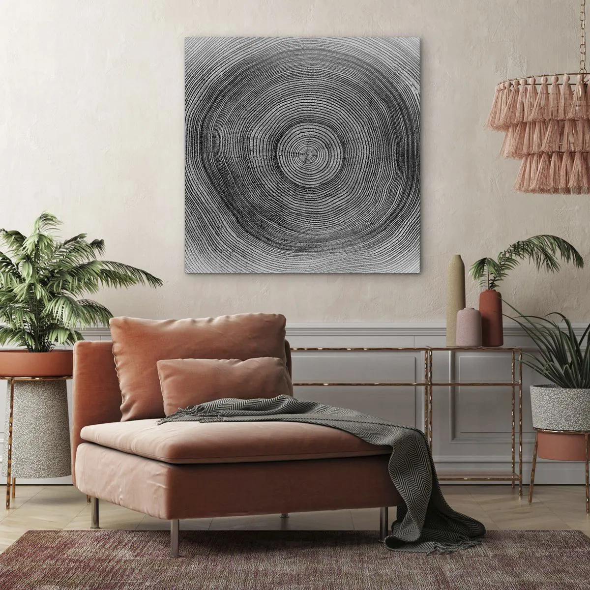 Canvas picture - Sign of the Time - 40x40 cm