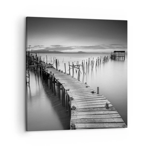 Canvas picture - Peace of a Forgotten Shore - 50x50 cm