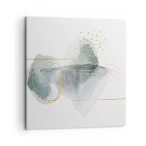 Canvas picture - On the Relationships of Grey and Gold - 50x50 cm