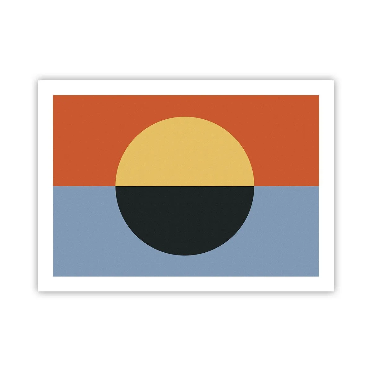 Poster - Composition of Warm and Cool - 70x50 cm