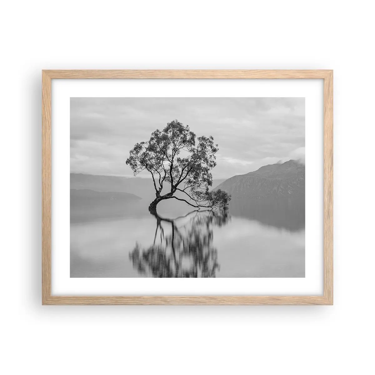 Poster in light oak frame - There Is Such Country - 50x40 cm