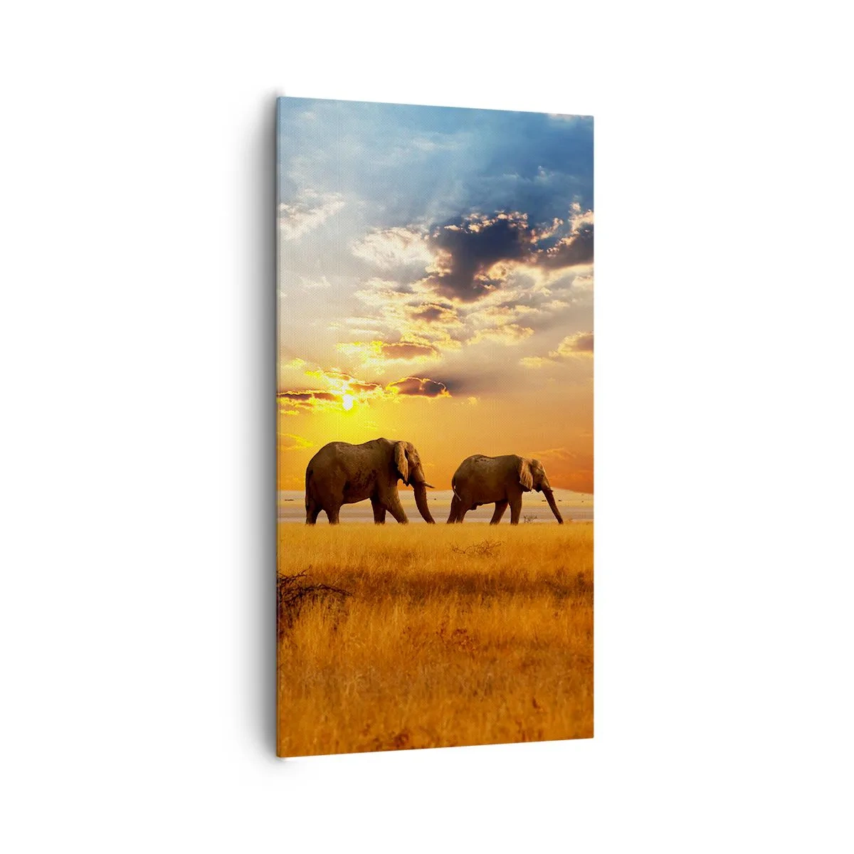 Canvas picture - Family Walk - 65x120 cm