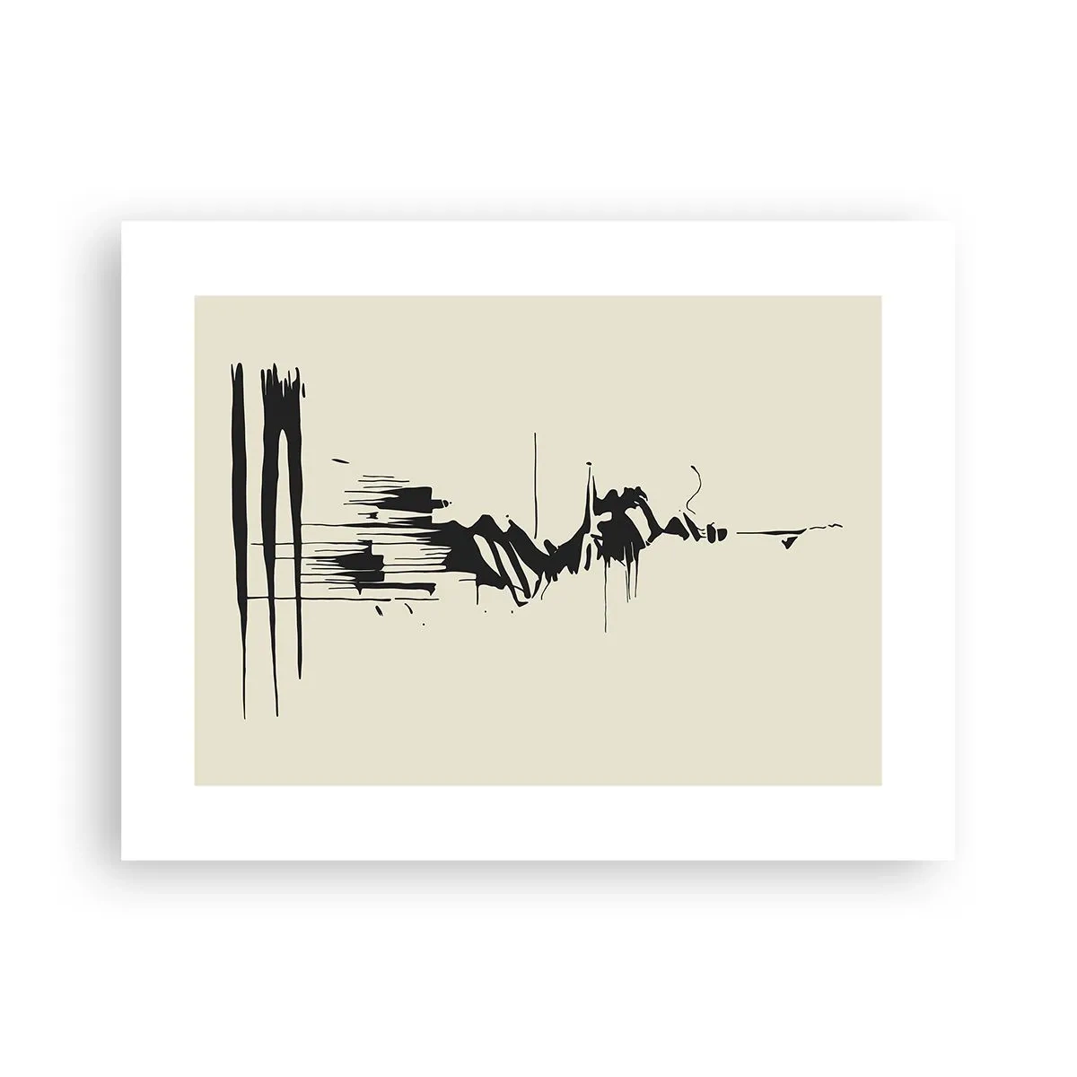Poster - Hasty Abstract - 40x30 cm