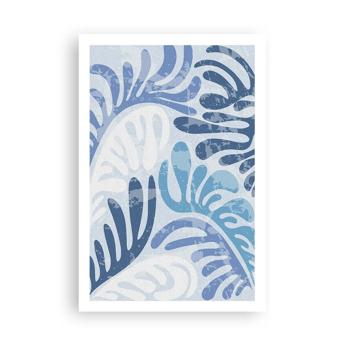 Poster - Blue Ferns - 61x91 cm