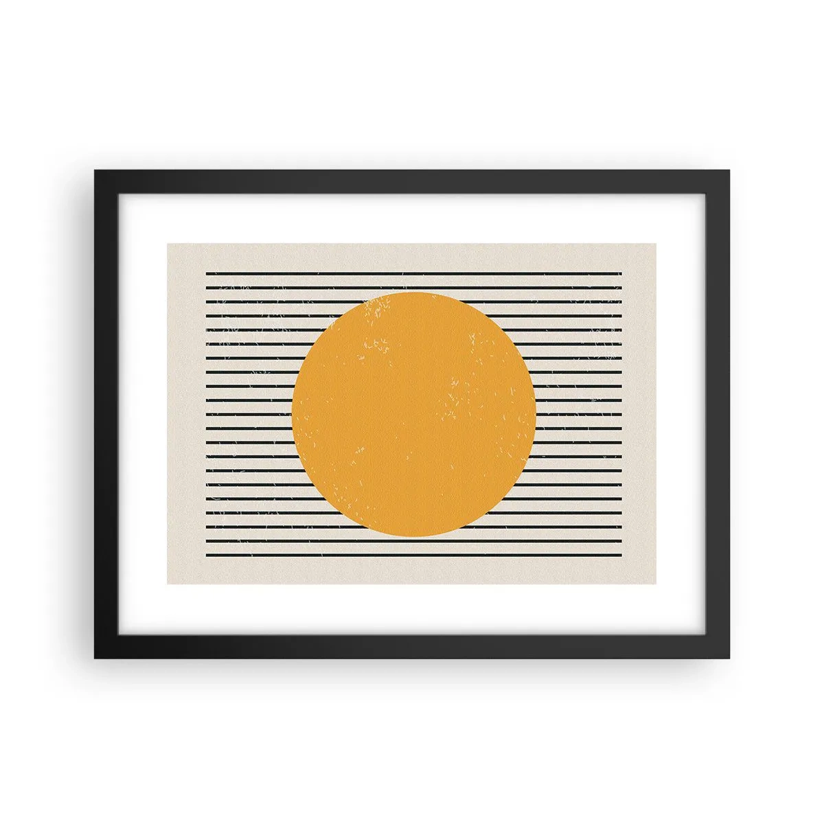 Poster in black frame - Power of Simplicity - 40x30 cm
