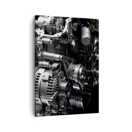 Canvas picture - Silver, Beautiful, Strong - 50x70 cm