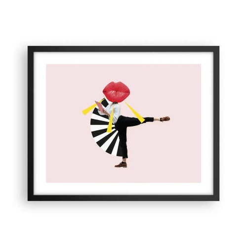 Poster in black frame - Surrealistic Pop-Art. - 50x40 cm