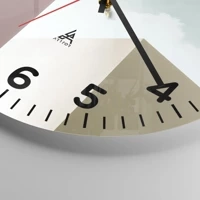 Clock face with numbers