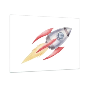 Glass picture - Higher, Faster, Further - 100x70 cm