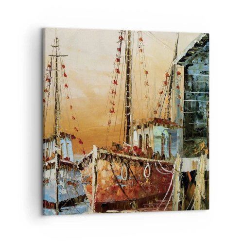 Canvas picture - Calm Return - 50x50 cm