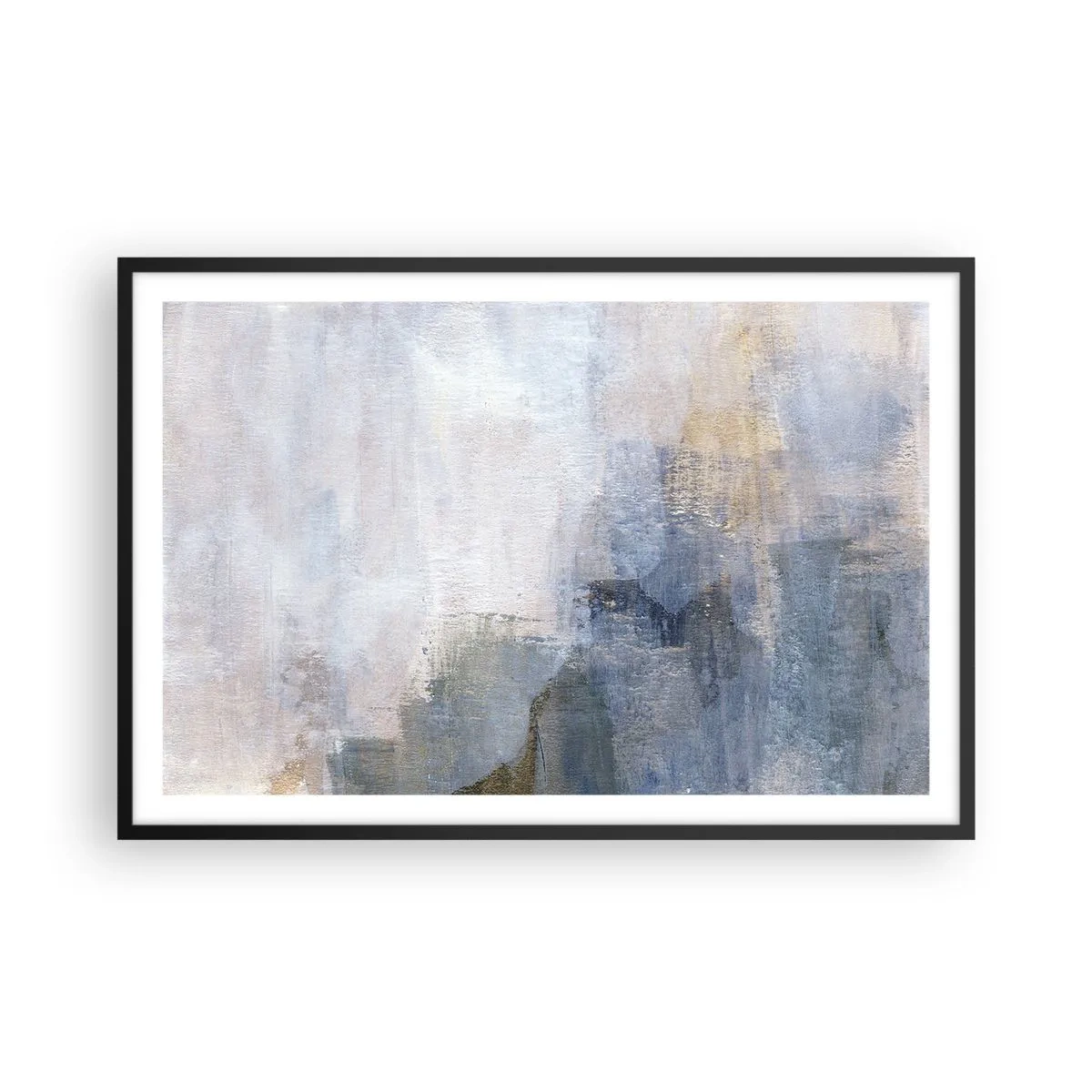 Poster in black frame - Tones and Chords of Colours - 91x61 cm