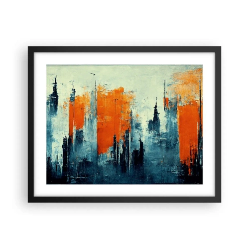 Poster in black frame - Modern Landscape - 50x40 cm