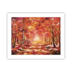 Poster - Copper Forest - 50x40 cm