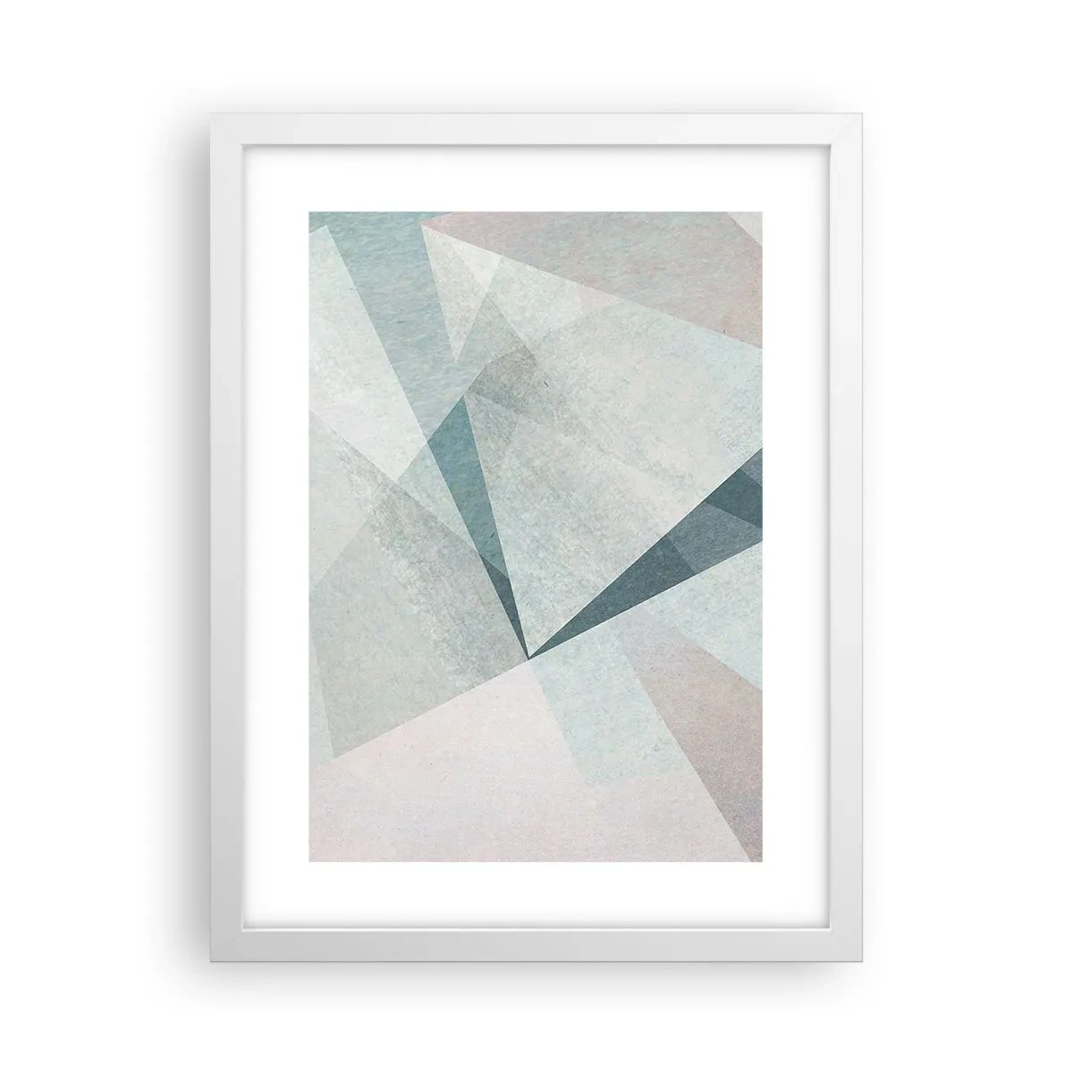 Poster in white frmae - Calmly but Dynamically - 30x40 cm