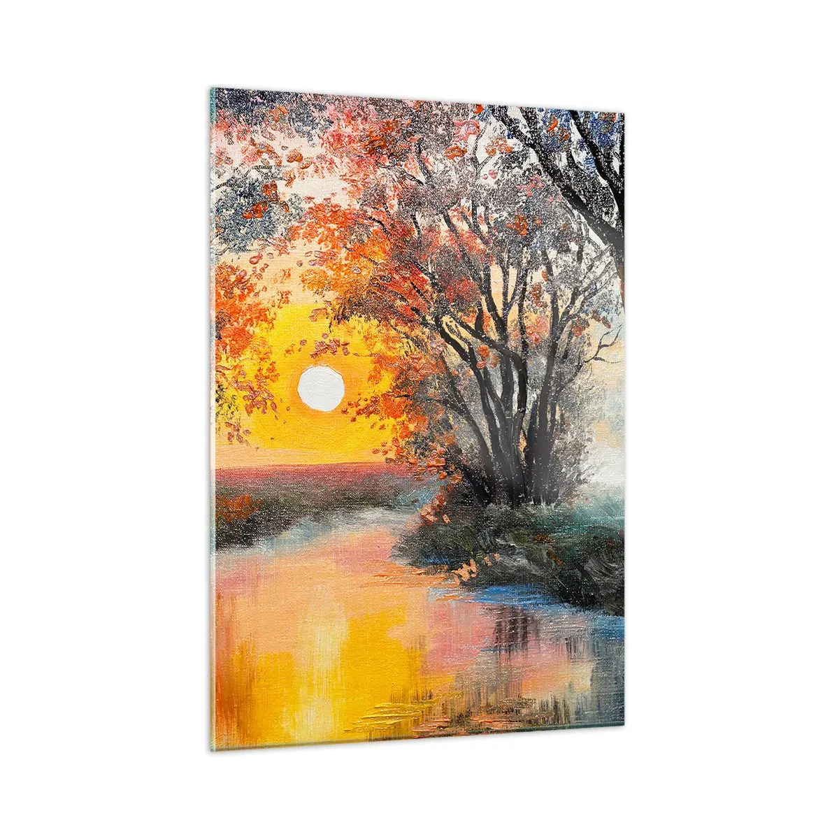 Glass picture - Autumn Impressions - 50x70 cm