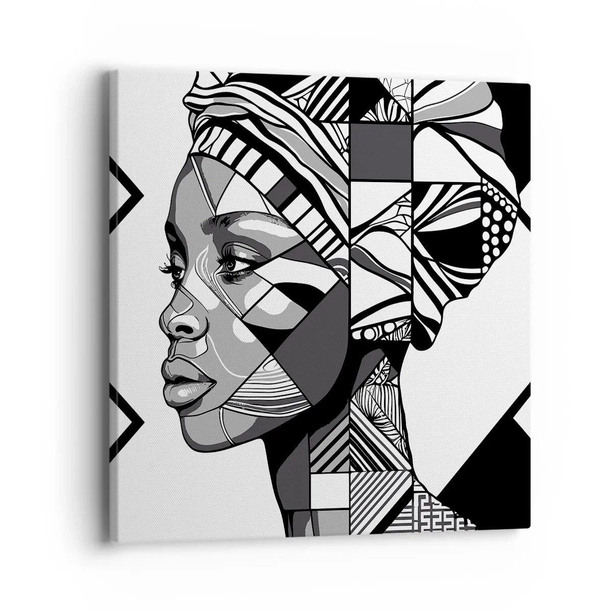 Canvas picture - Ethnic Portrait - 40x40 cm