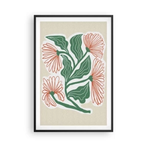 Poster in black frame - Folk and Modern - 61x91 cm