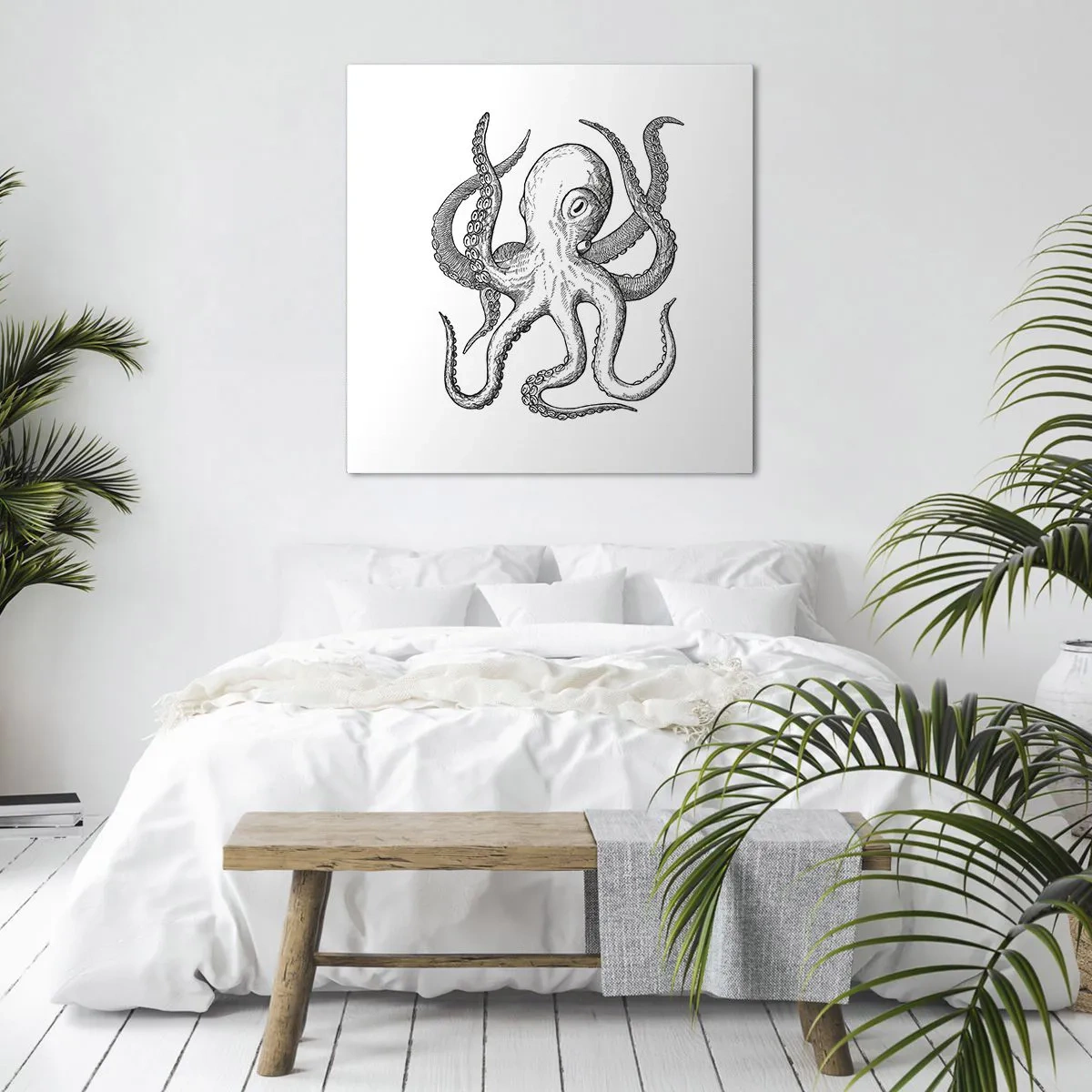 Canvas picture - Dancing with the Waves - 30x30 cm