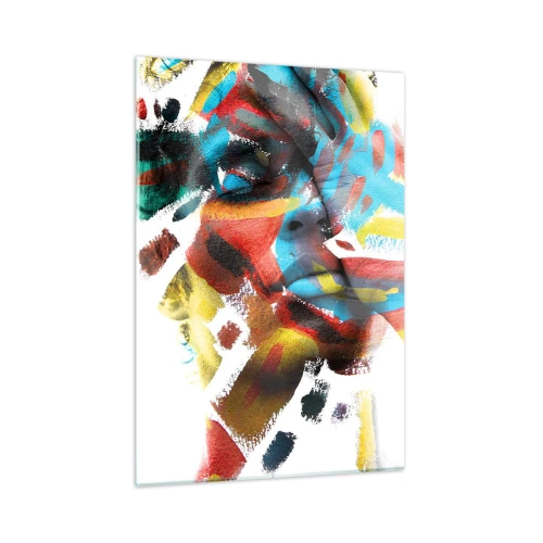 Glass picture - Colourful Personality - 50x70 cm