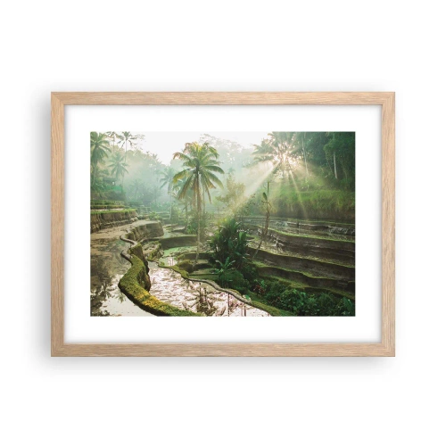 Poster in light oak frame - Maturing in the Sun - 40x30 cm