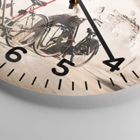 Clock face with numbers