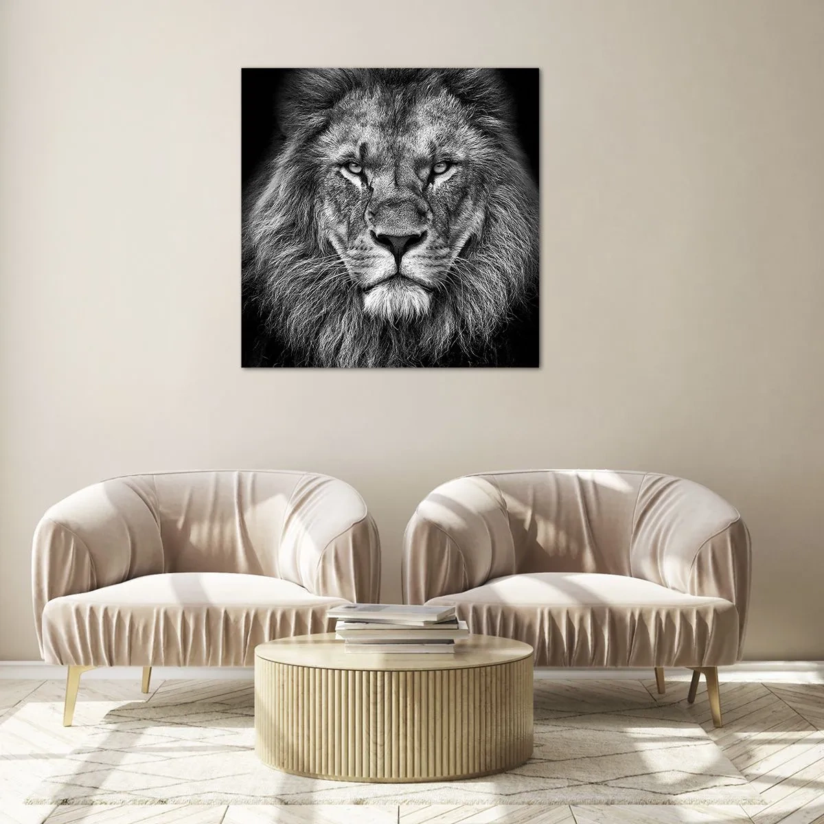 Glass picture - In Coronation Clothes - 30x30 cm