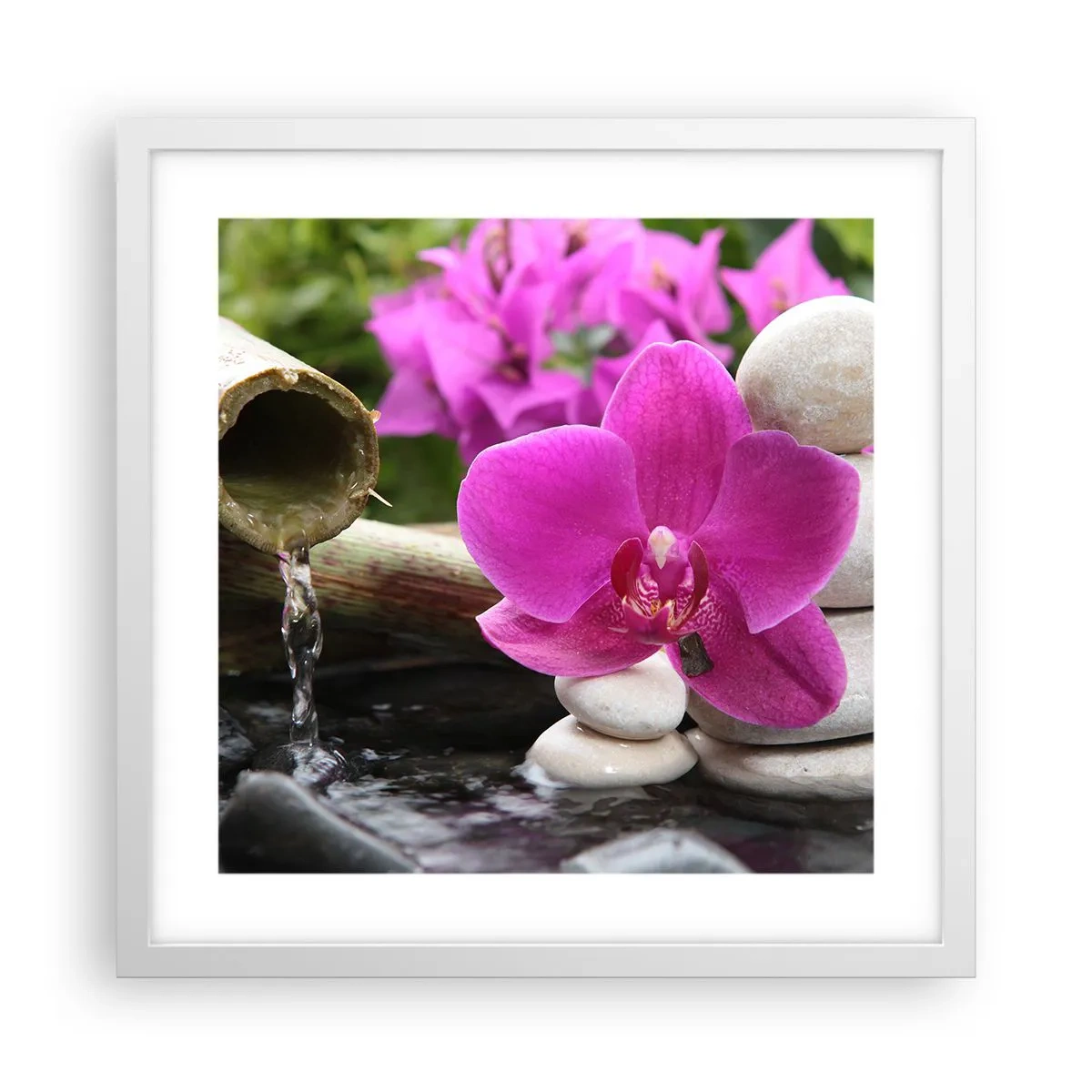 Poster in white frmae - You Are Already Resting - 40x40 cm