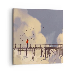 Canvas picture - Blue Longing - 60x60 cm