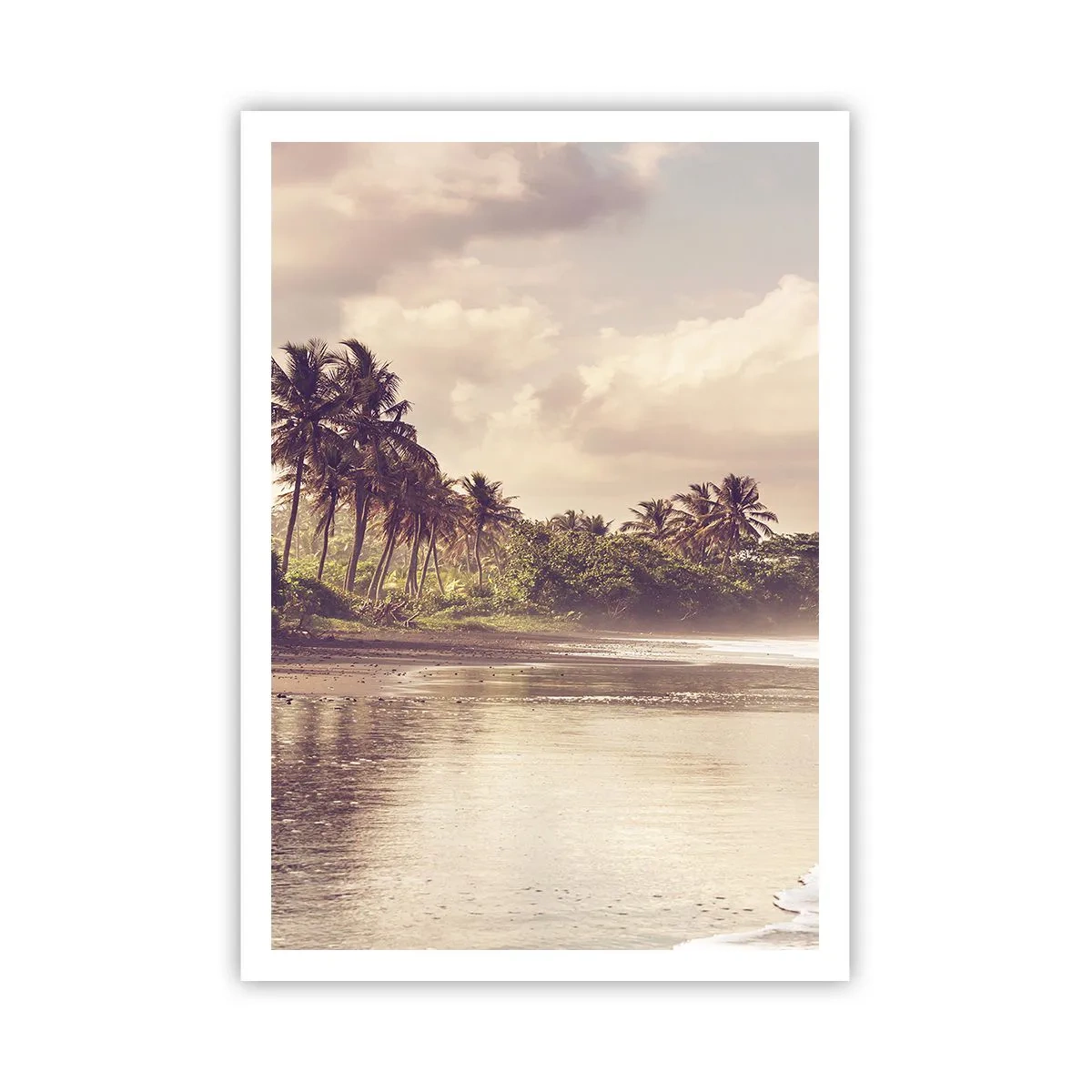 Poster - Caress of the Waves - 70x100 cm