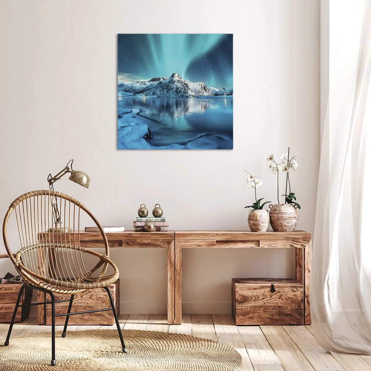 Canvas picture - The Night of Light - 60x60 cm