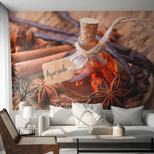 Photo Wallpaper Standard Eco - Unity of Body and Spirit - Cinnamon, Anise, Vanilla - 150x105 cm