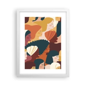 Poster in white frmae - Pure Womanhood - 30x40 cm