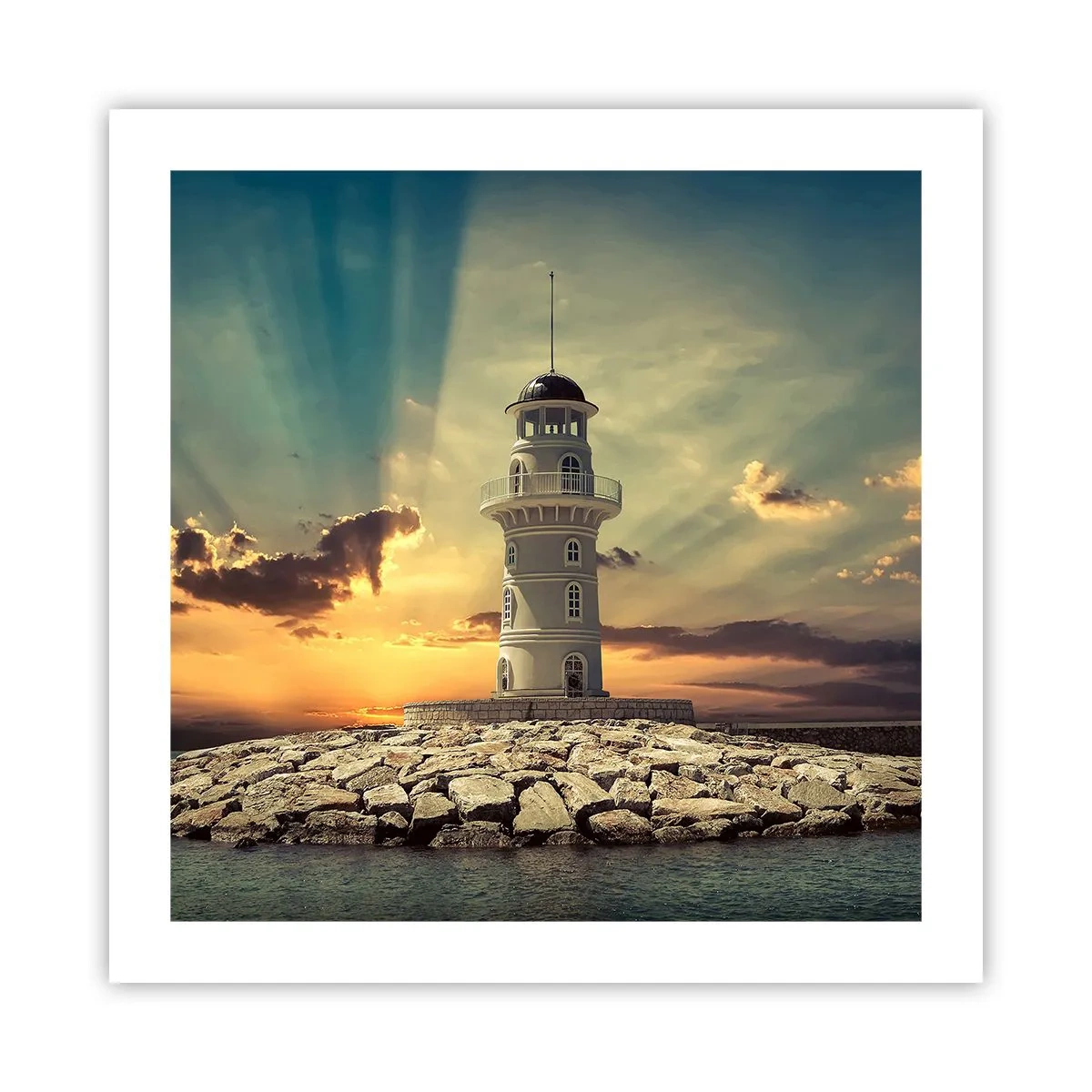 Poster - Light, Hope, Beauty - 50x50 cm