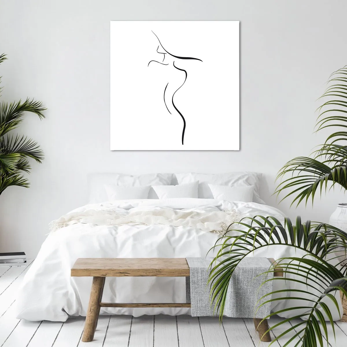 Canvas picture - Elusive Like a Wave - 40x40 cm