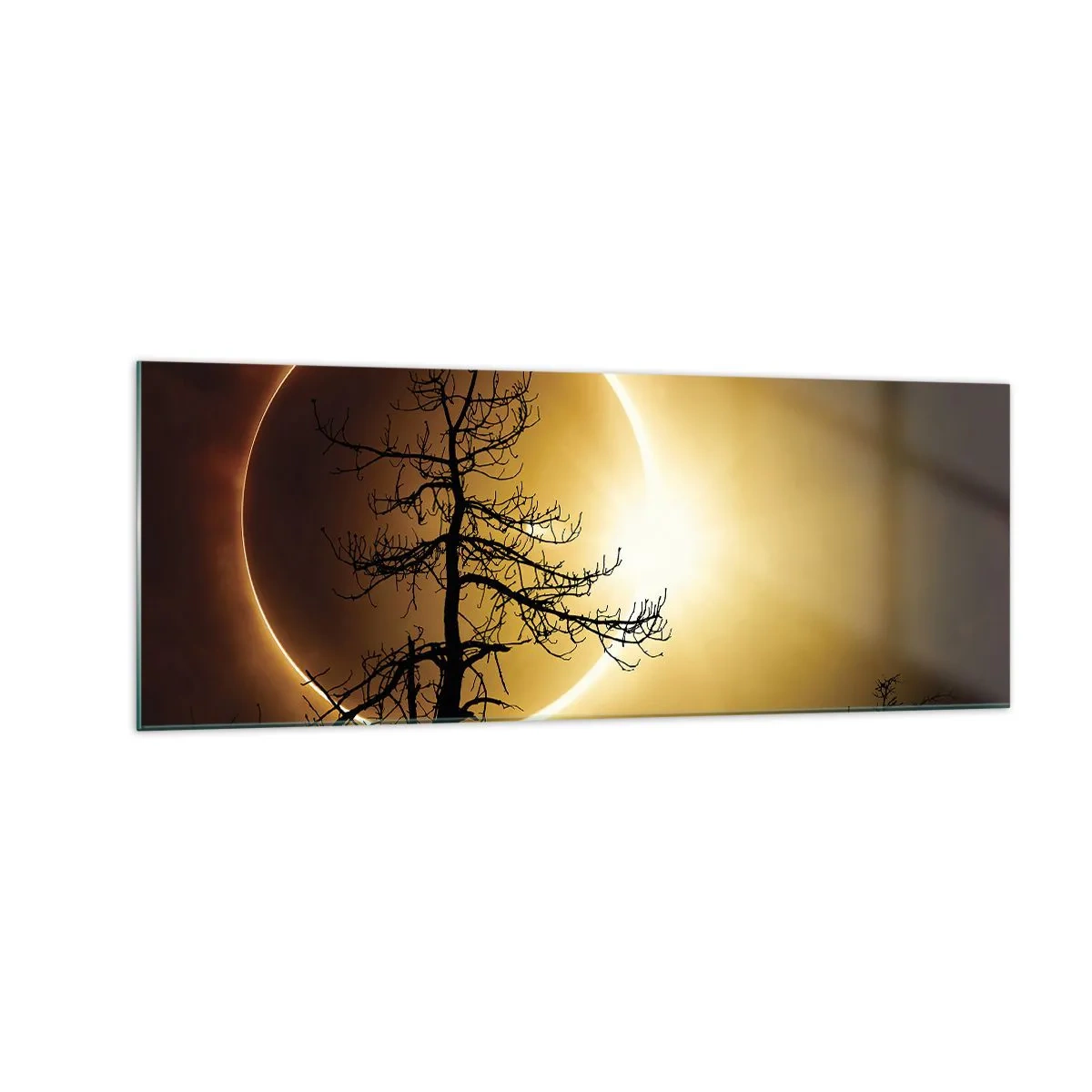 Glass picture - Total Eclipse - 140x50 cm