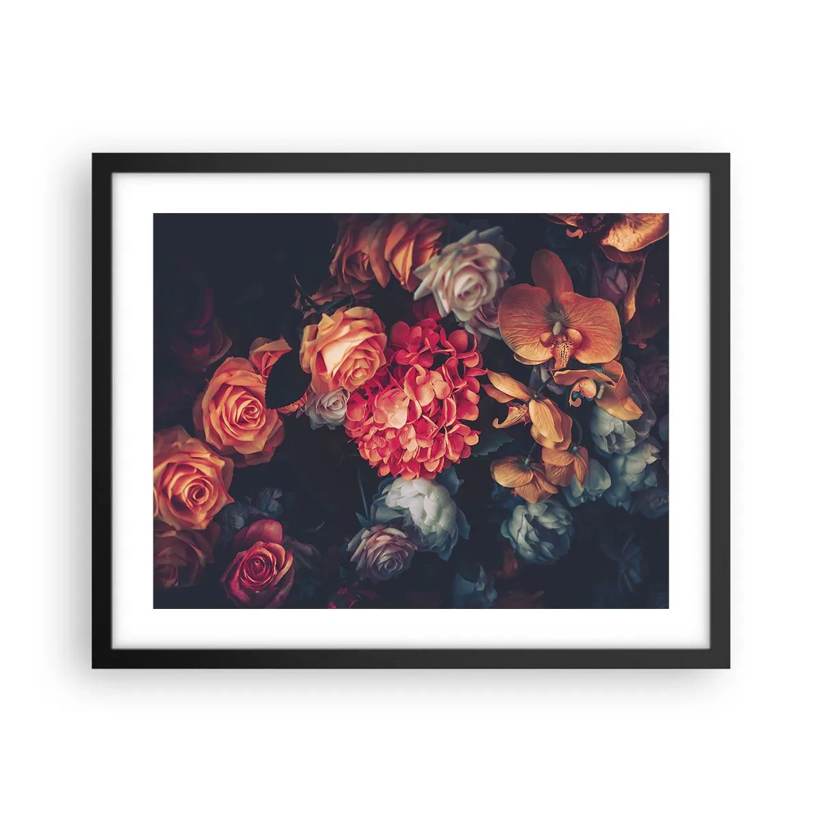 Poster in black frame - Like at Dutch Masters - 50x40 cm