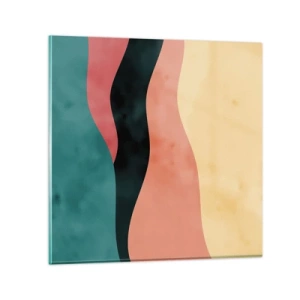 Glass picture - Compatible Incompability - 40x40 cm