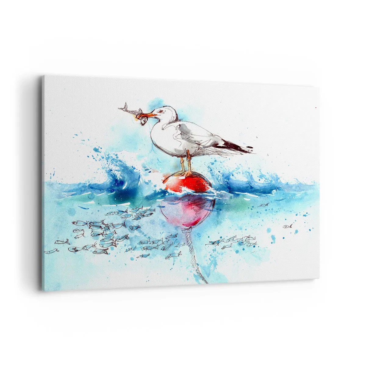 Canvas picture - Good Catch - 120x80 cm