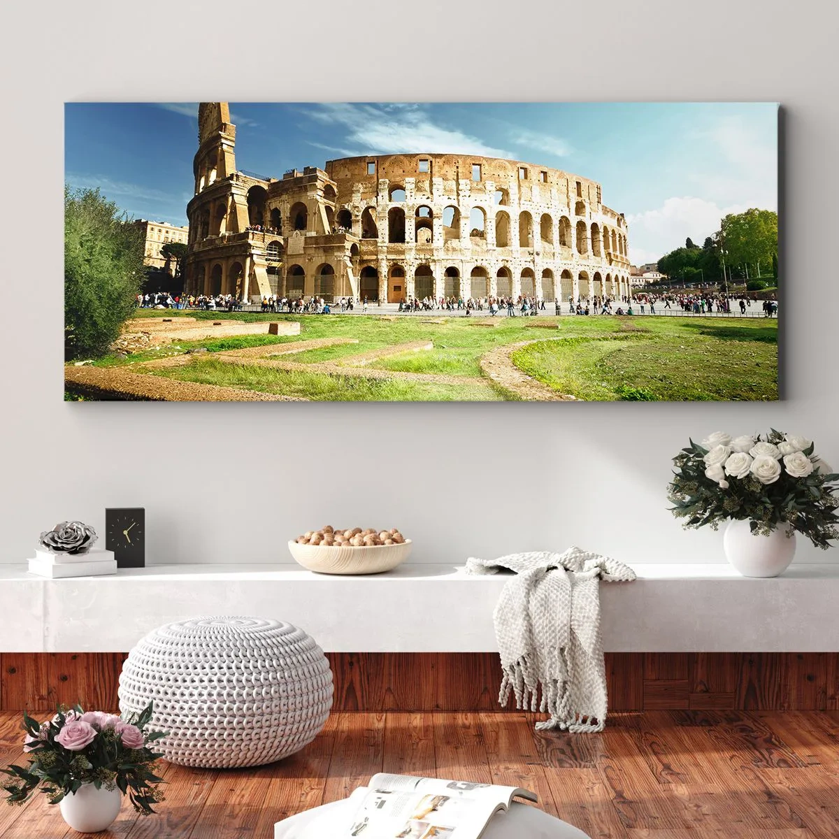 Canvas picture - You Can Hear The Sound of Guns - 100x40 cm