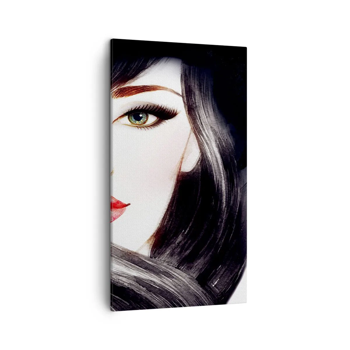 Canvas picture - Sapphire Look - 45x80 cm