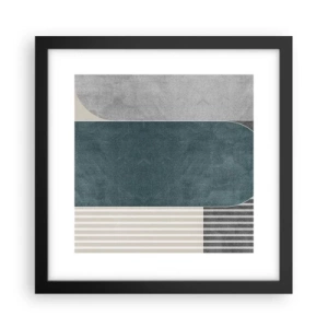 Poster in black frame - Levelled Composition - 30x30 cm