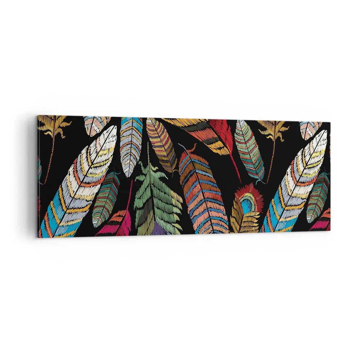 Canvas picture - Bird Carnival - 140x50 cm